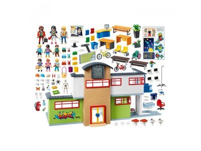 Конструктор Playmobil Школа: Меблированное здание школы 1-00333061_4