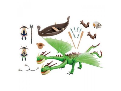 Конструктор Playmobil Как приручить дракона: Забияка и Задирака, 45 деталей 1-00333062_1