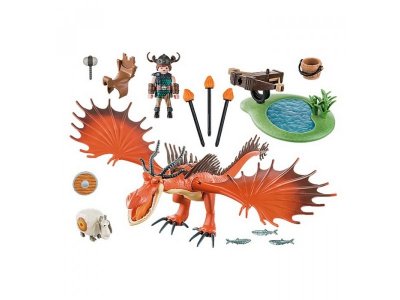 Конструктор Playmobil Как приручить дракона: Сморкала и Криволык 1-00333063_1