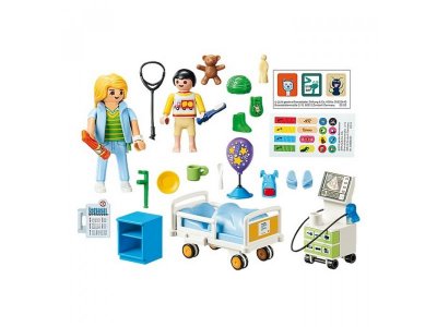 Конструктор Playmobil Больница: Детская больничная палата 1-00333144_1