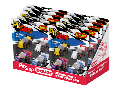 Конструктор Bauer Гоночная машина Pit Stop, в пакете 1-00334162_6