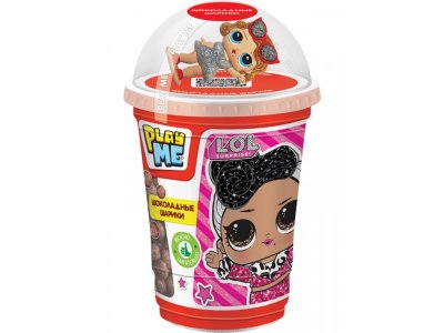 Шоколадные шарики с игрушкой Play Me LOL 50 г 1-00334190_1