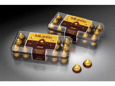 Конфеты Solen Milango Gold, шоколадные с цельным фундуком, 400 г 1-00334195_4