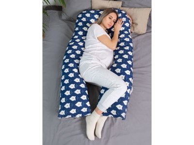 Наволочка к подушке для беременных AmaroBaby U-образная, 340*35 см, бязь 1-00251057_7