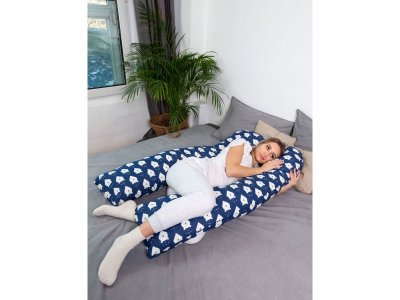 Наволочка к подушке для беременных AmaroBaby U-образная, 340*35 см, бязь 1-00250989_8