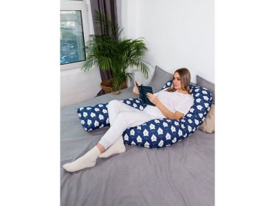 Наволочка к подушке для беременных AmaroBaby U-образная, 340*35 см, бязь 1-00250989_9