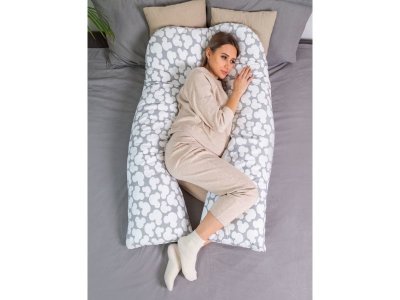 Наволочка к подушке для беременных AmaroBaby U-образная, 340*35 см, бязь 1-00251220_8