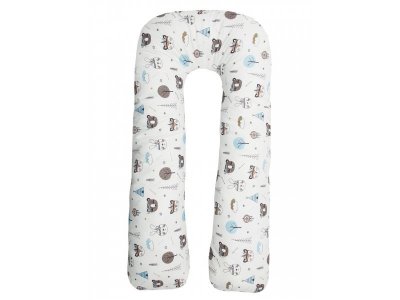 Наволочка к подушке для беременных AmaroBaby U-образная, 340*35 см, бязь 1-00334325_1