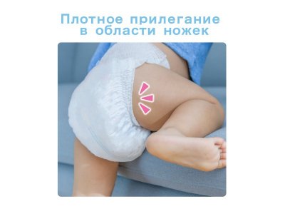 Подгузники-трусики для девочек Moony ХL, 12-22 кг, 38 шт. 1-00111817_4