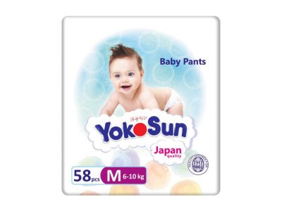 Подгузники-трусики детские YokoSun M (6-10 кг) 58 шт. 1-00252806_2