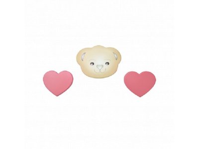 Накладка декоративная Лель Мишка и два больших сердца 1-00332283_1
