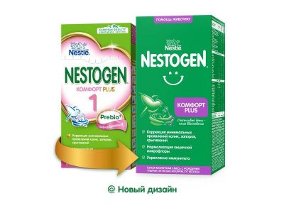 Смесь Nestle Nestogen 1 Комфорт Plus от колик, запоров, срыгиваний с бифидобактериями 350 г 1-00218308_4