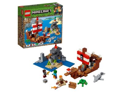 Конструктор Lego Minecraft Приключения на пиратском корабле 1-00335329_1