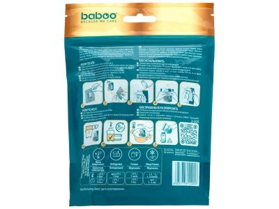 Пакеты для хранения грудного молока Baboo, 25 шт. 1-00335509_2