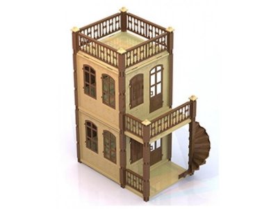 Домик для кукол Нордпласт Замок Принцессы, 2 этажа 1-00076641_3