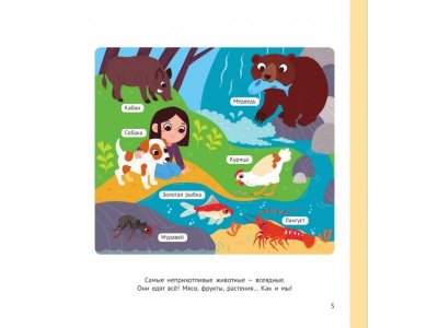 Книга Энциклопедия животных для малышей / Издательство Эксмо 1-00303980_5