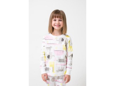 Пижама для девочки Crockid 1-00336391_3