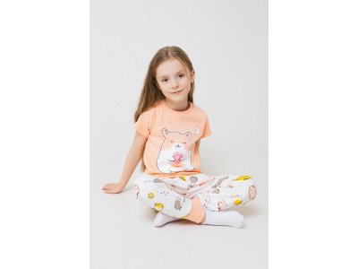 Пижама для девочки Crockid 1-00336399_4