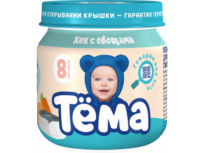 Пюре Тёма Хек с овощами, 80 г 1-00323160_1