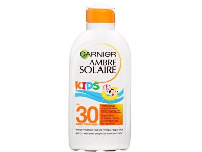 УЦЕНКА! Молочко Garnier Amber Soler Kids увлажняющее солнцезащитное для детей SPF 30 200 мл 1-00339252_1