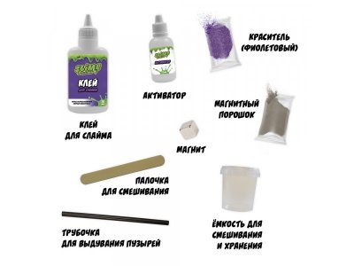 Набор для опытов Волшебный мир Slime Лаборатория слайм, магнитный, 100 г 1-00274047_3