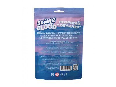 Слайм Волшебный мир Slime Cloud-slime Рассветные облака с ароматом персика 200 г 1-00274059_2