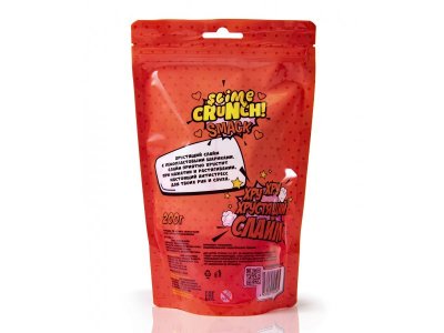 Слайм Волшебный мир Slime Crunch-slime Smack с ароматом земляники 200 г 1-00274064_2