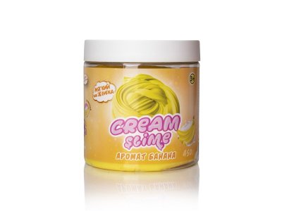 Слайм Cream-Slime с ароматом банана, 450 г 1-00302334_1
