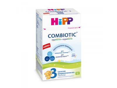 Смесь Hipp 3 Combiotic молочная сухая адаптированная 600 г 1-00340838_1