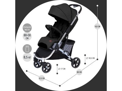 Прогулочная коляска книжка Nuovita Snello Plus 1-00340982_7