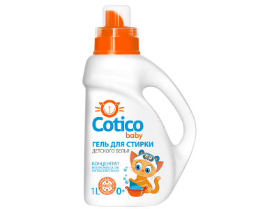 Гель для стирки детского белья Cotico гипоалергенный, 1 л 1-00075230_1