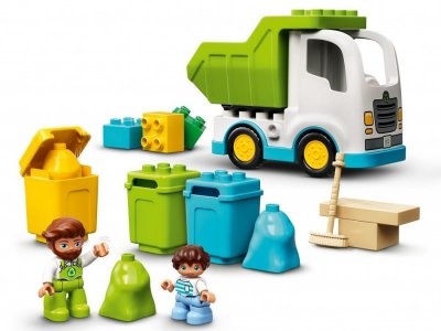 Конструктор Lego Duplo Town Мусоровоз и контейнеры для раздельного сбора мусора 1-00341816_1
