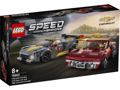 Конструктор Lego Speed Champions Chevrolet Corvette C8.R Race Car and 1968 Chevrolet Corvette 1-00341843_8