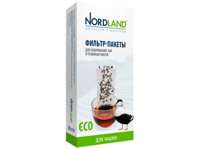 Фильтр-пакеты для заваривания чая и травяных смесей Nordland в чашке, 100 шт. 1-00342306_1