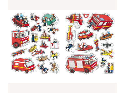 Книга с наклейками Пожарные и спасатели, Мишле С. / Machaon 1-00170898_6