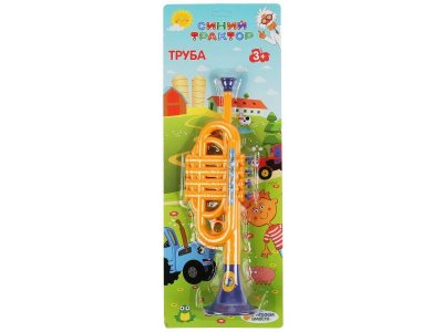 Инструмент музыкальный Играем Вместе Труба Синий трактор 1-00344585_1