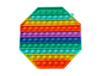 Поп ит Pop it Радужный многоугольник большой 1-00344932_1
