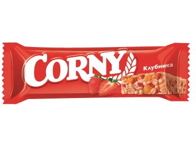 Батончик полоска злаковая Corny big клубника 40 г 1-00345647_1