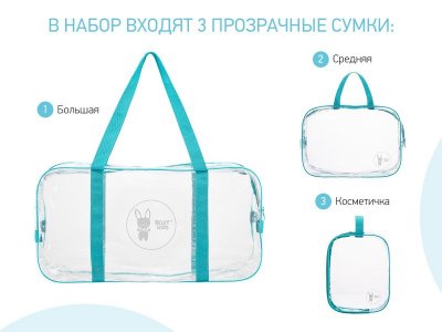 Комплект сумок в роддом Roxy-Kids, 3 шт. 1-00345719_2