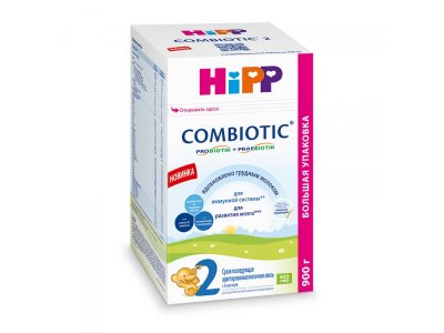 Смесь Hipp 2 Combiotic молочная сухая адаптированная с 6 месяцев 900 г 1-00346206_1