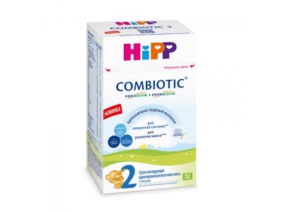 Смесь Hipp 2 Combiotic молочная сухая адаптированная с 6 месяцев 600 г 1-00346207_1