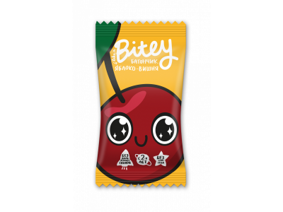 Батончик фруктово-ягодный Take a Bitey Яблоко-Вишня 25 г 1-00219299_1