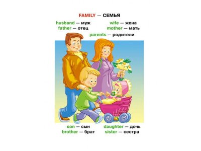 Книга Английский. Моя семья, цвет / ИД Литера 1-00108967_3