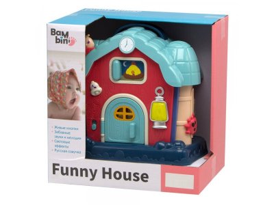 Игрушка развивающая Bambini Музыкальный домик, со свето-звуковыми эффектами 1-00346714_2