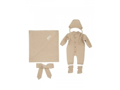Комплект на выписку вязаный AmaroBaby Pure Love New Person, демисезонный 1-00347011_1