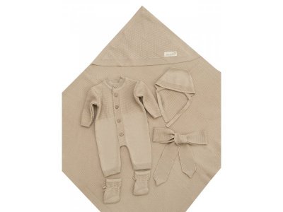 Комплект на выписку вязаный AmaroBaby Pure Love New Person, демисезонный 1-00347011_3