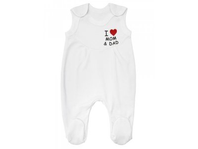 Ползунки AmaroBaby Love с грудкой, на кнопках, 2 шт. 1-00347016_4
