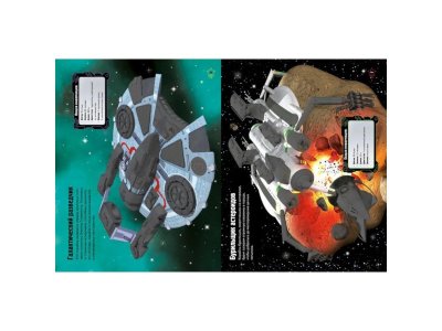 Книга с наклейками Космические корабли / Азбука-Аттикус 1-00073865_3