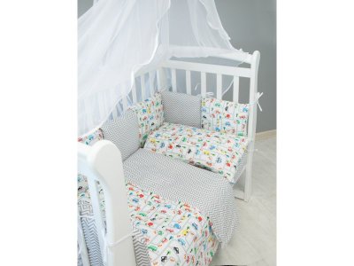 Комплект в кроватку AmaroBaby, 15 предметов (3 + 12 подушек-бортиков) 1-00347631_7