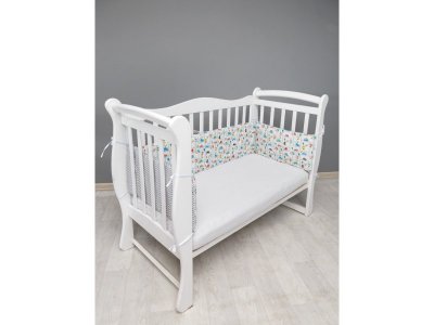 Бортик в кроватку AmaroBaby на молнии (4 подушки-бортика) 1-00347610_5